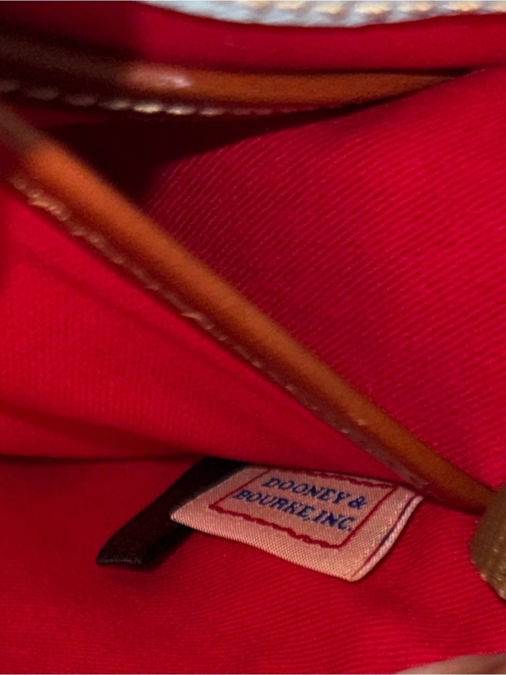 Dooney & Bourke Pebble Grain Hunter Crossbody in Caribbean Blue EUC MSRP: $338 - Picture 9 of 9